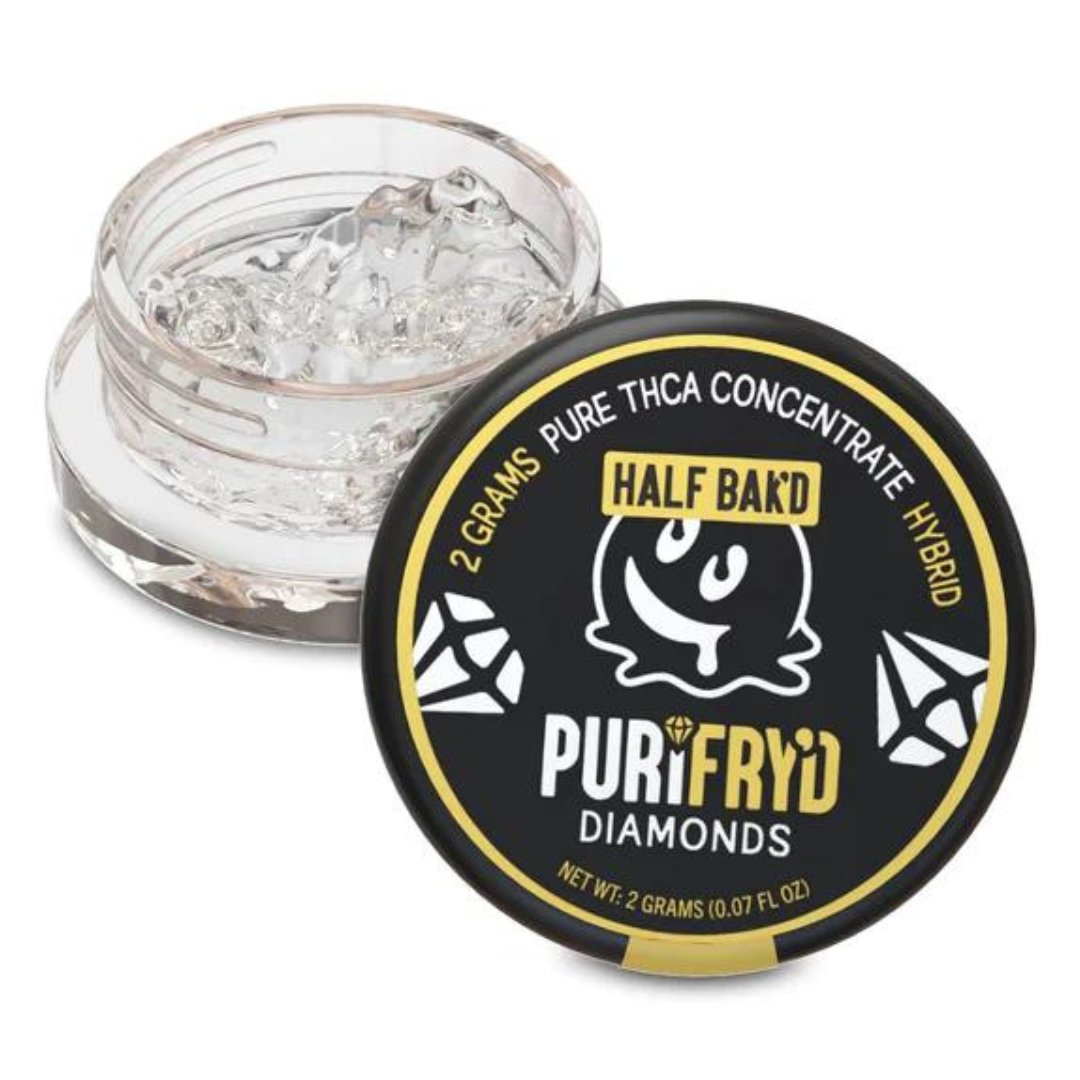 Concentrado de Diamante PuriFry'd Half Bak’d 2G THC-A