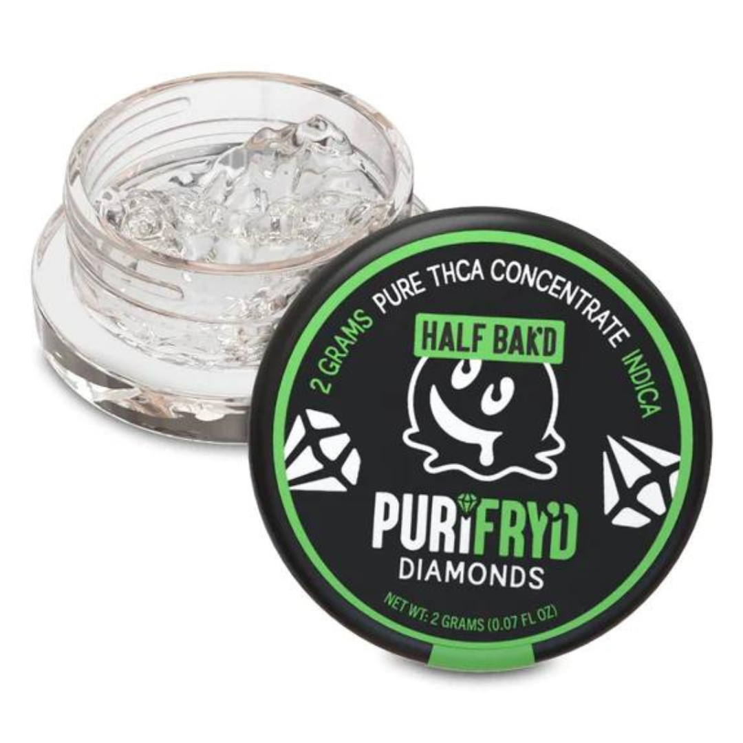 Concentrado de Diamante PuriFry'd Half Bak’d 2G THC-A