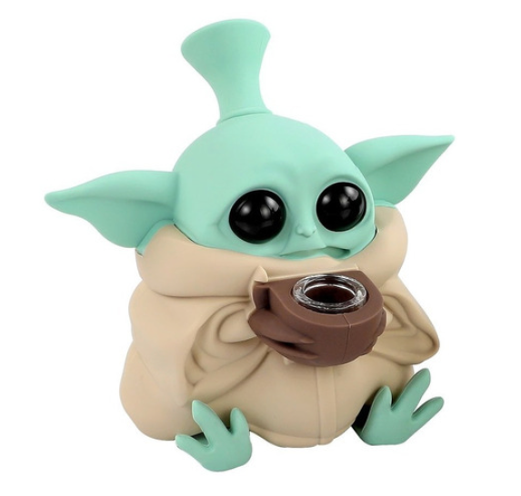 BONG DE SILICON BABY YODA