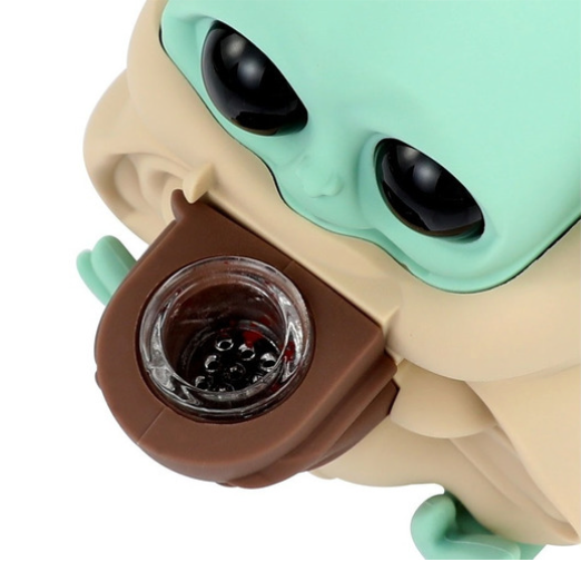 BONG DE SILICON BABY YODA