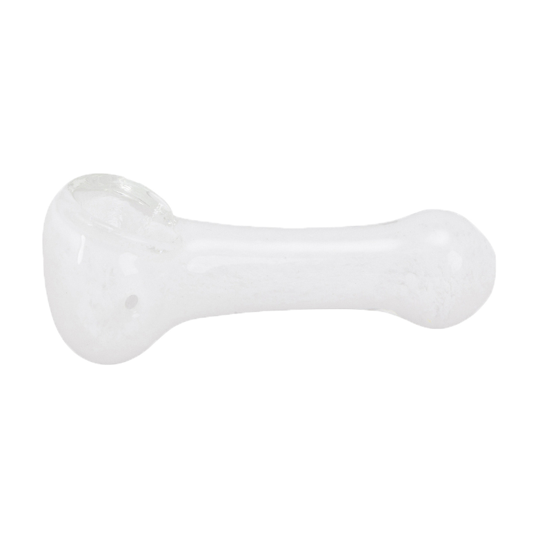 Pipa de vidrio blanca