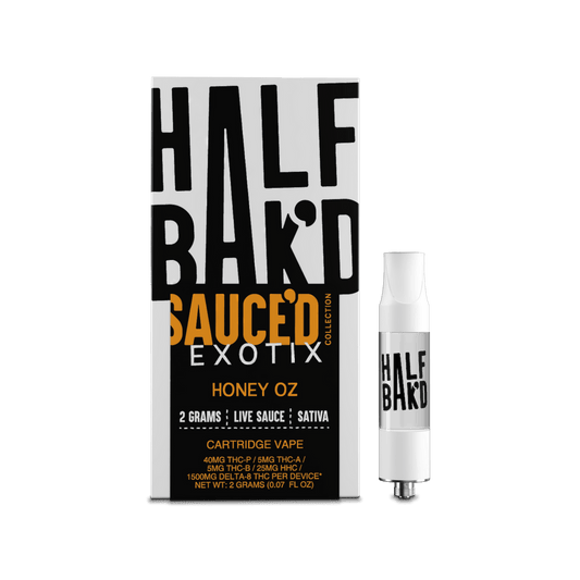 Cartuchos Half Bak’d Sauce’d Exotix 2G