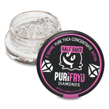 Concentrado de Diamante PuriFry'd Half Bak’d 2G THC-A